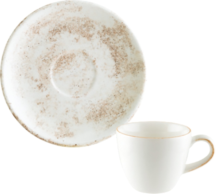 Bonna Porselen Nacrous Kahve Fincanı ve Tabağı