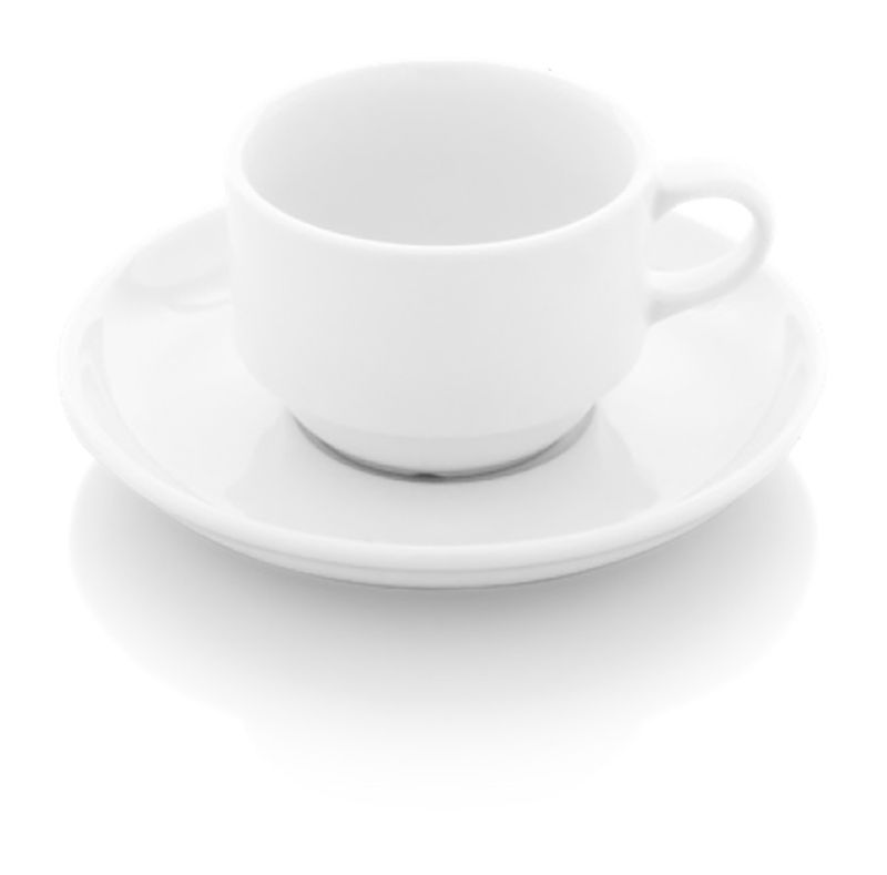 Güral Porselen Arjantin Kahve & Çay Fincanı ve Tabağı