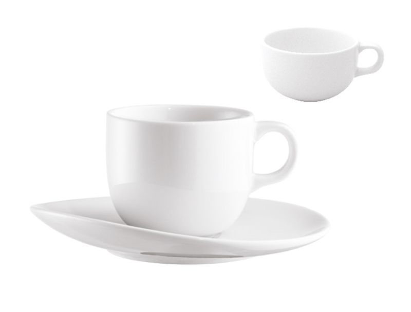 Jumbo Porselen Favori Çay Fincanı ve Tabağı