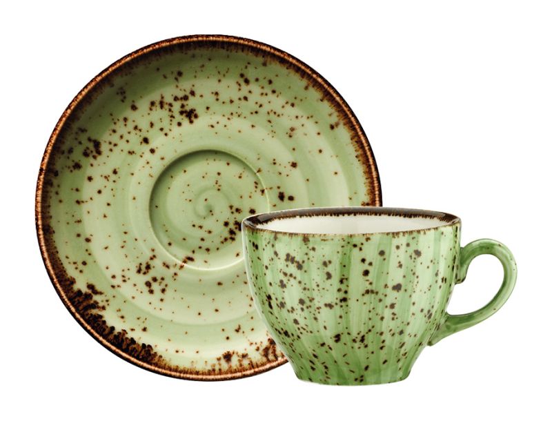 Kütahya Porselen Corendon Yeşil Çay Fincanı