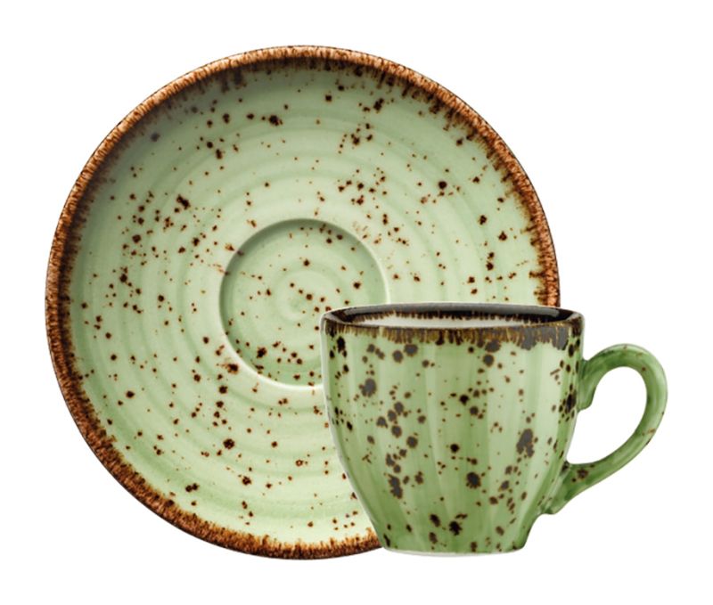 Kütahya Porselen Corendon Yeşil Kahve Fincanı