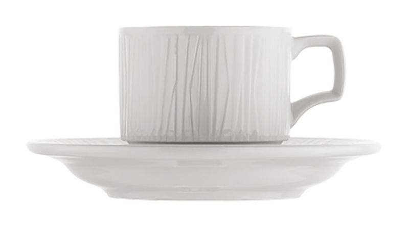 Kütahya Porselen Emotion Çay Fincanı ve Tabağı
